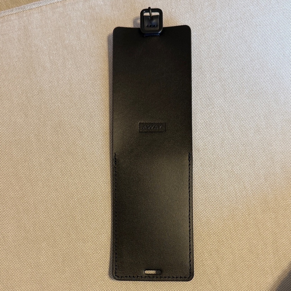 Away Black Luggage Tag